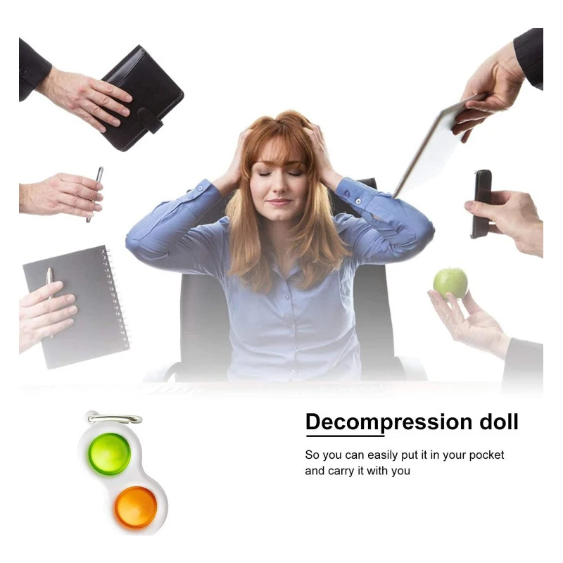 

Children Adult Antistress Fidget Toys Simple Dimple Controller Creative Educational Toy Pressure Stress Reliever Board Kids Toy