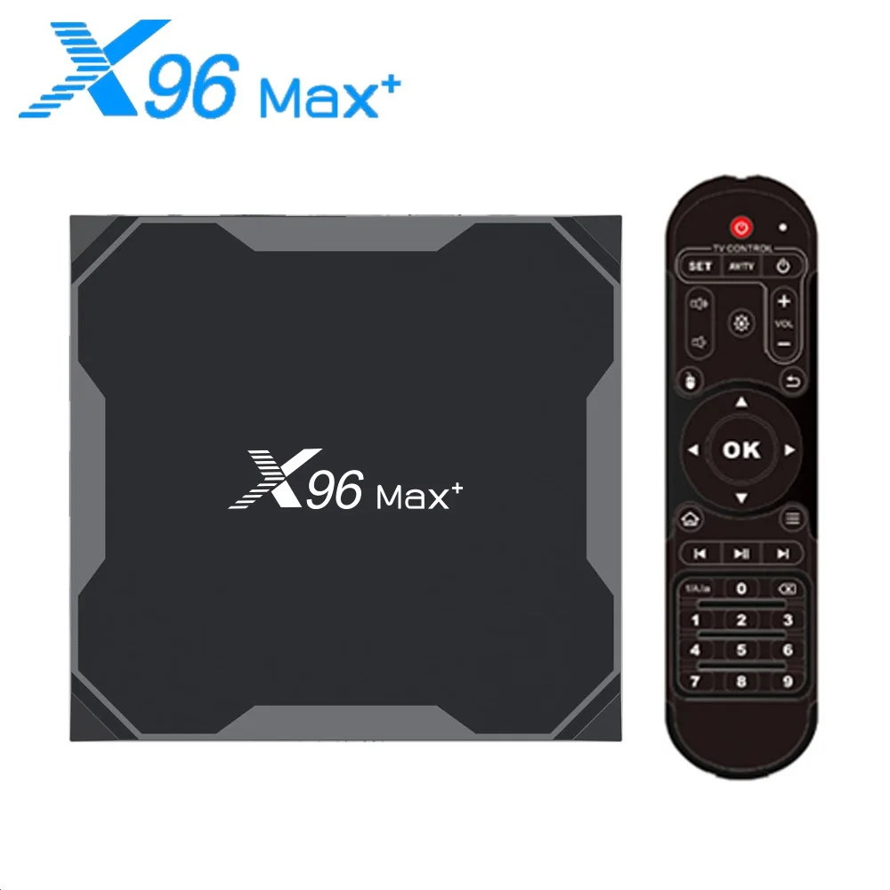 

ТВ-приставка X96 MAX PLUS, Android 9,0, Amlogic S905X3, 4 + 32/64 ГБ, Wi-Fi, Bluetooth