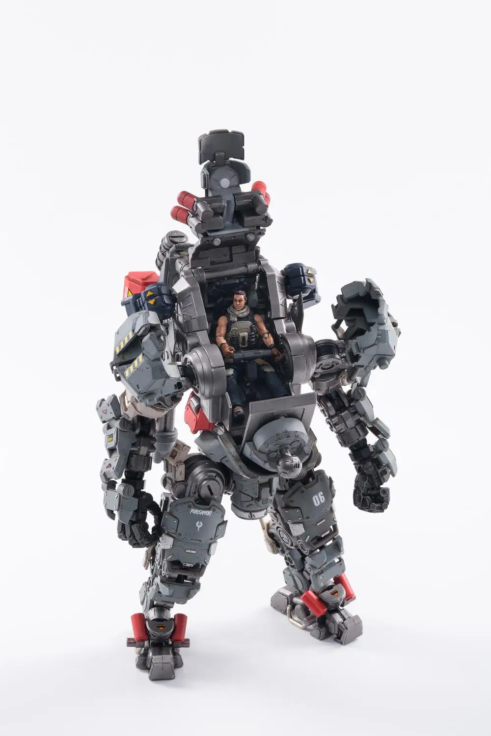 

NEW JOYTOY 1/25 Scale Action Fgure H06 Robot 23cm Collectible STEEL BONE ARMOR With Figure Doll Collection Model Toy