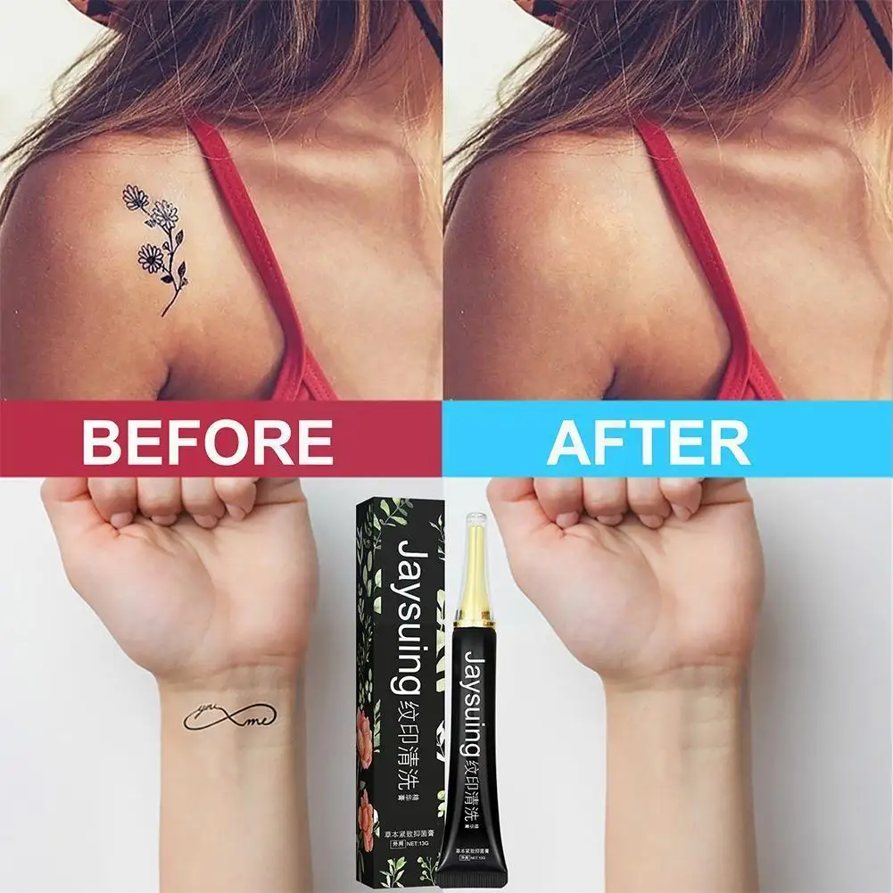 

Natural Tattoo Print Removal Cream Plant Extract Microblading Skin Painless Tools Permanent Cleaning Tattoo Eyebrow Eyeline N3Z4