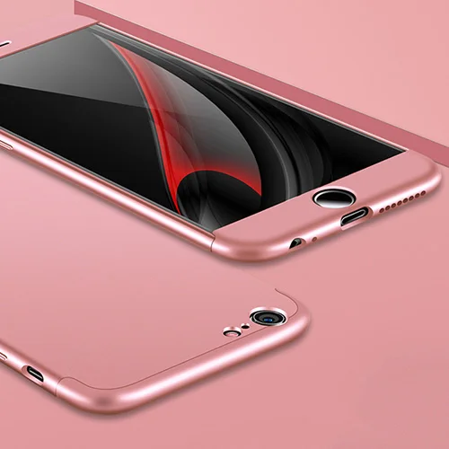 rose gold RONTREE Роскошный чехол для iPhone 5 5S SE для телефона 6 6S 7 8 plus x xs чехол s грязеотталкивающий противоударный чехол для телефона - Цвет: rose gold