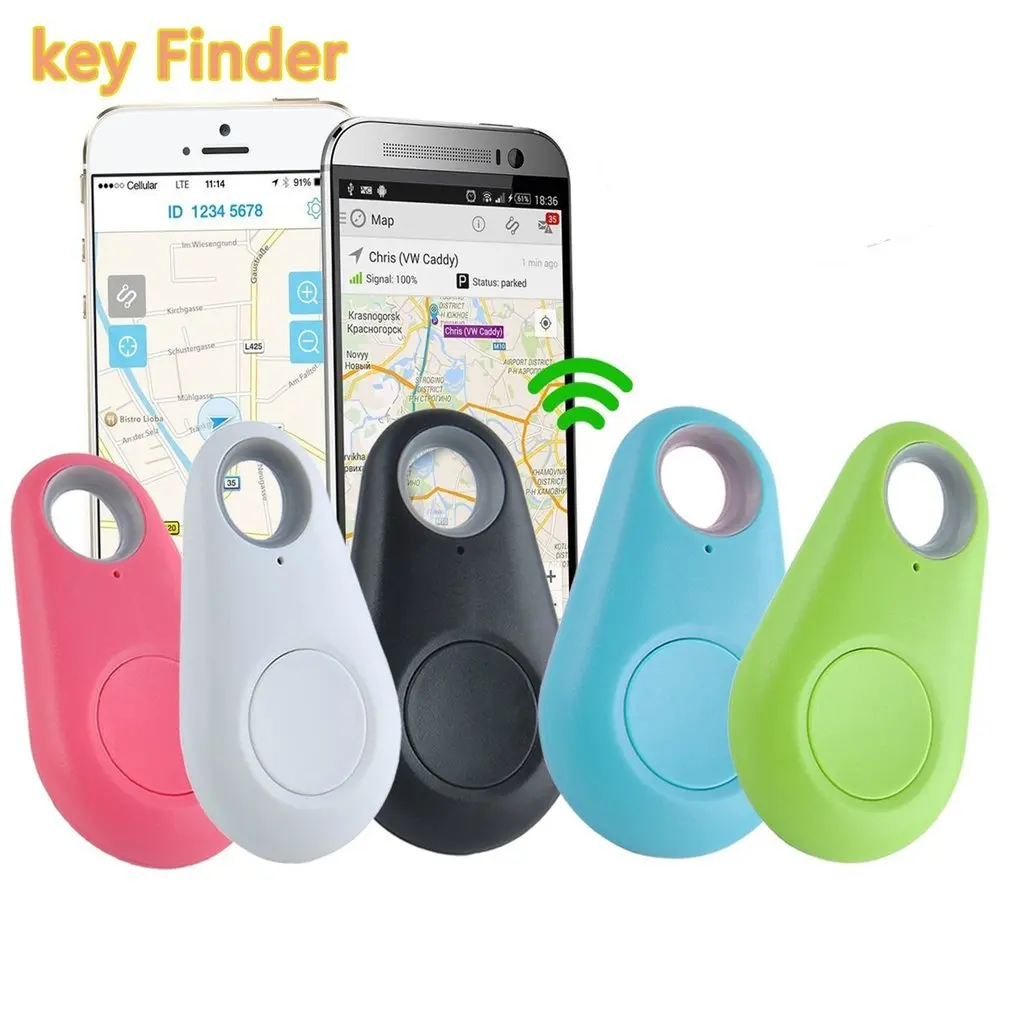 

Mini AntiLost Alarm Wallet Keychain Smart Tag Tracer GPS Locator Keychain Pet Child ITag Tracker Key Finder