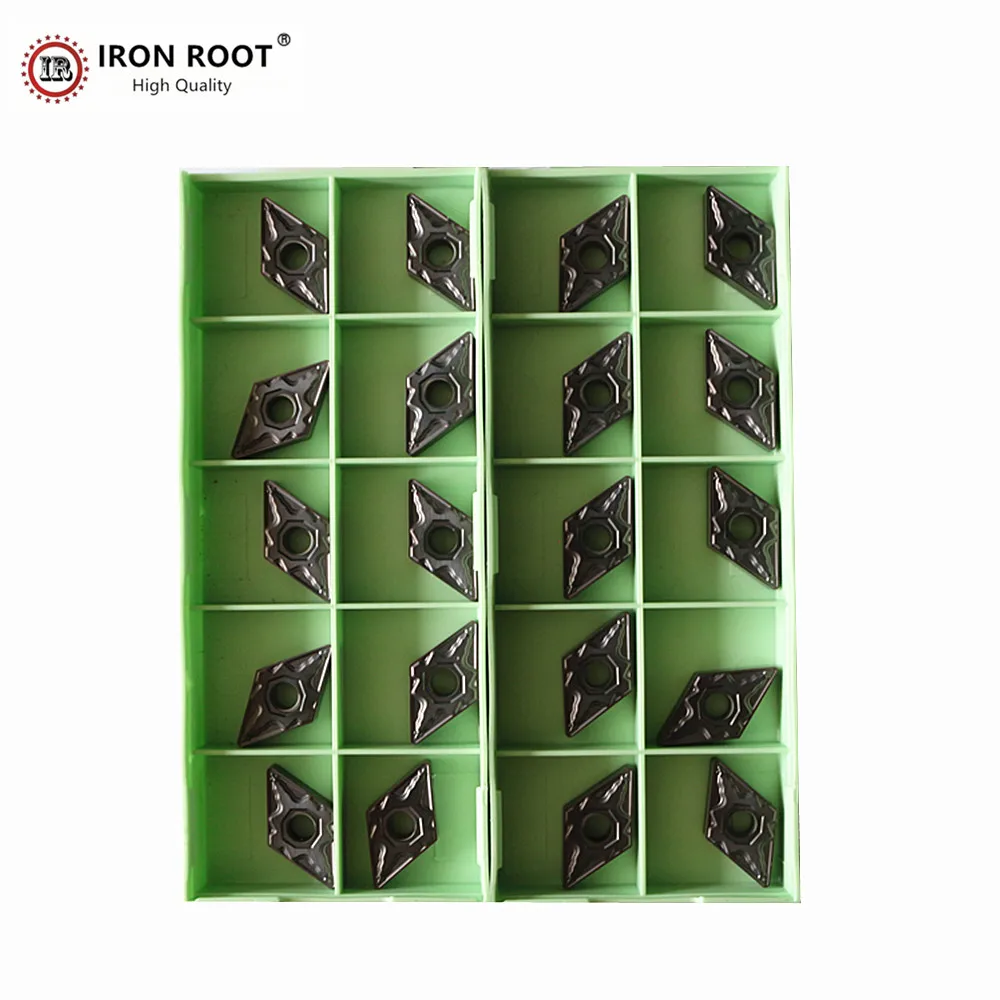 

Lathe Cutting Tool DNMG150404 / DNMG150408-HM TG1225 Series Turning Carbide Insert For Steel Parts