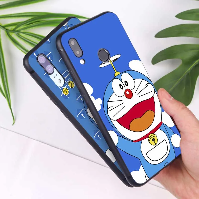 Забавный милый чехол Doraemon для huawei mate 30 pro p20 p30 20 lite Прозрачный мягкий силиконовый