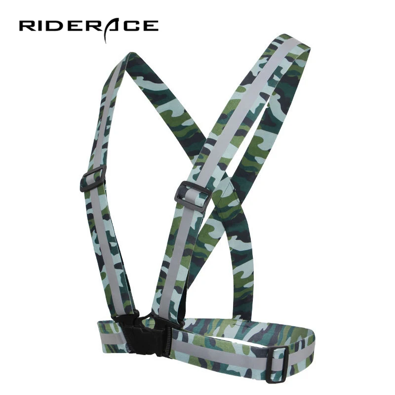 Велосипедный светоотражающий жилет регулируемый ремень безопасности для