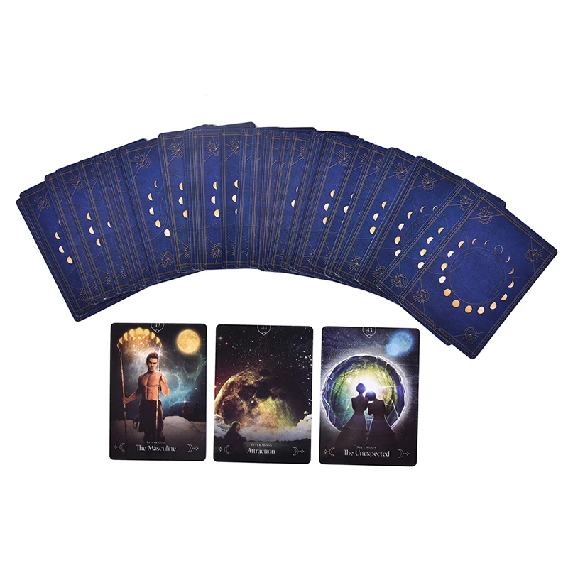 

44pc Moon Queen Oracle Card * 1 Box Party Bar Desktop Game Tarot Game Props Accessories Oracle Card English Board Game Card Taro