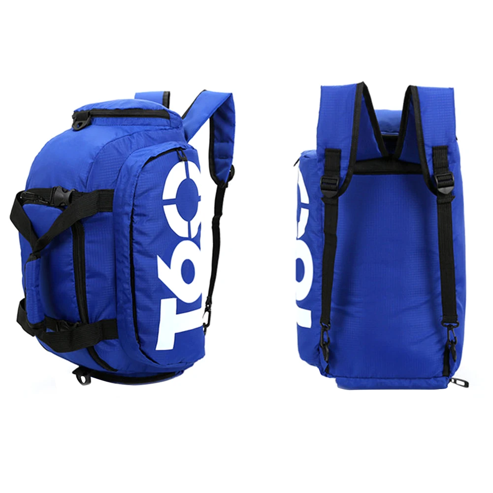 

Men Sport Gym Bag Women Fitness Waterproof Outdoor Separate Space For Shoes Pouch Rucksack Hide Backpack