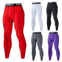 men compression tight leggings running sports male gym fitness jogging pants quick dry trousers workout training yoga bottoms