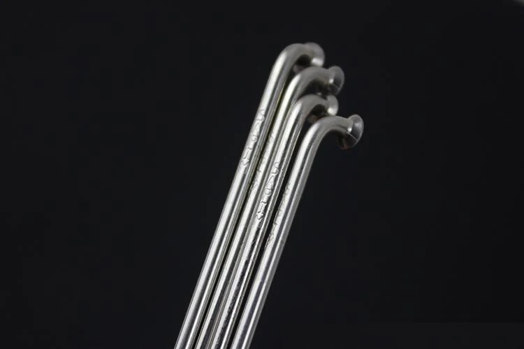 Черный/серебристый SAPIM лидер круглые спицы J-HOOK или прямо тянуть 14G 2 0 мм 12 шт./упак.