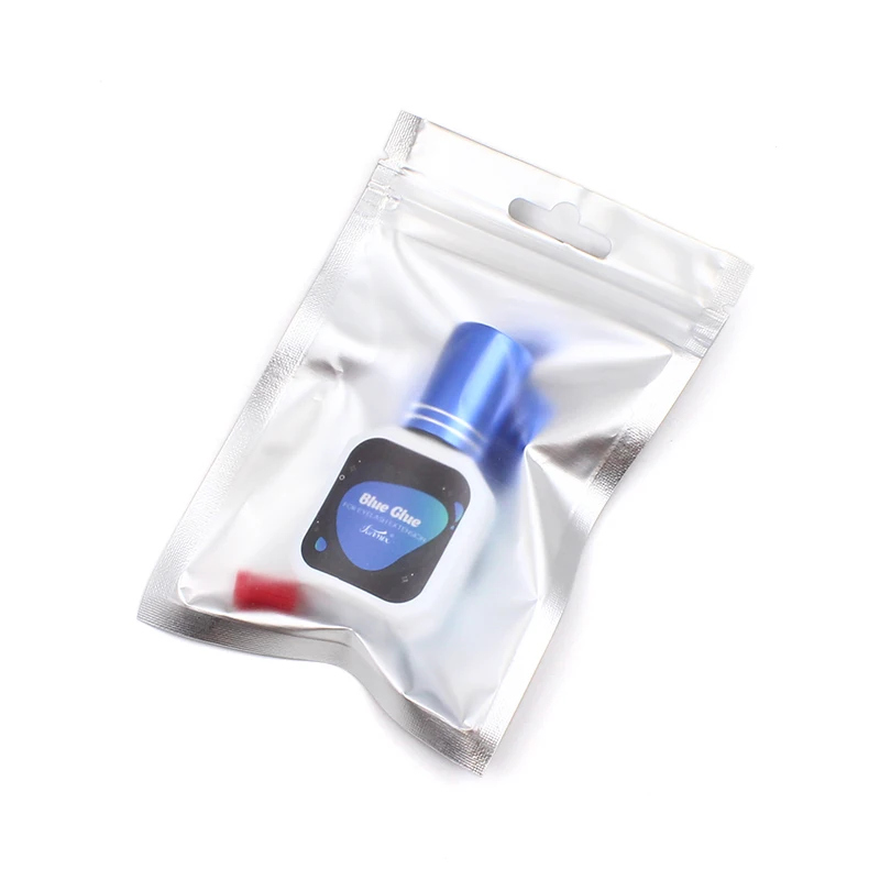 Цветной клей для наращивания ресниц 10 мл низкий запах 1 секунда Быстросохнущий