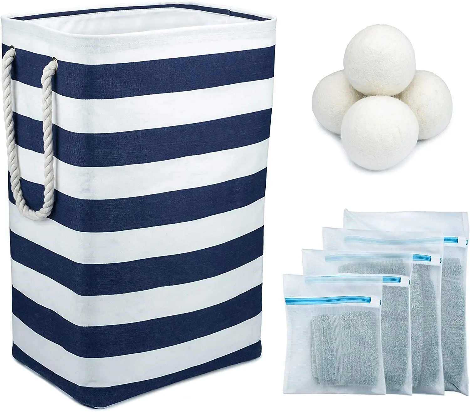 

Large Laundry Hamper Basket - Tall Laundry Basket for Bedroom, Dirty Clothes Hamper for Laundry, Collapsible Laundry Basket,