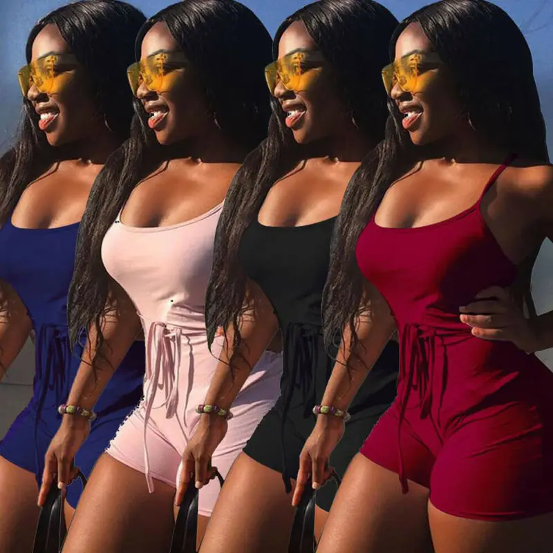 

NEW Hot Selling Women Ladies Summer Clubwear Shorts Playsuit Bodycon Party Jumpsuit Romper Trousers Fitness Set
