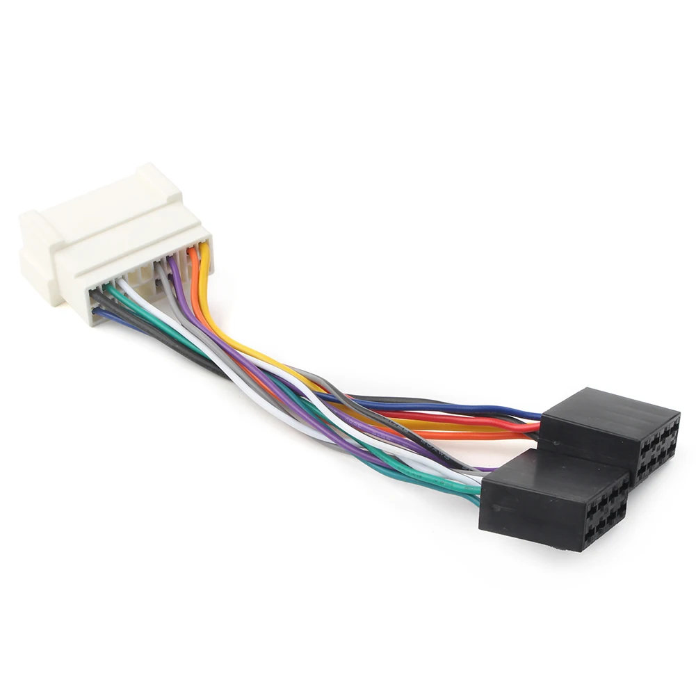 Автомобильная проводка ISO стерео радио штекер свинцовый ткацкий адаптер для Hyundai