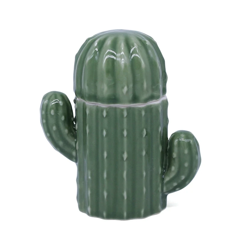 NEWYEARNEW 1piece Ceramic Toothpick Holders Cotton swab Box Candy Storage Creative Cactus Table Decoration Wedding Gifts | Дом и сад