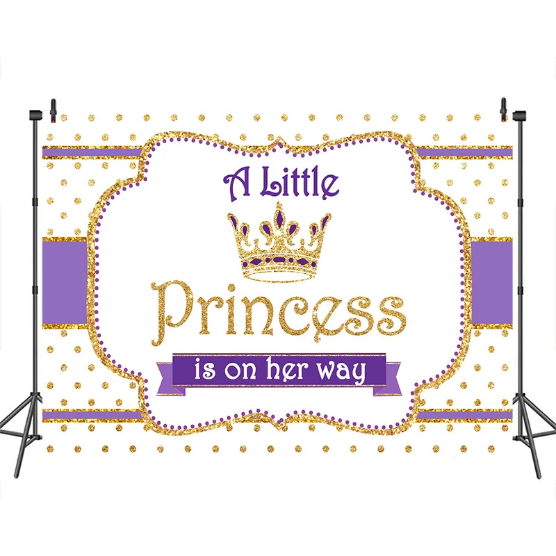 Фон для фотосъемки с изображением королевских девушек в честь Рождения Ребенка
