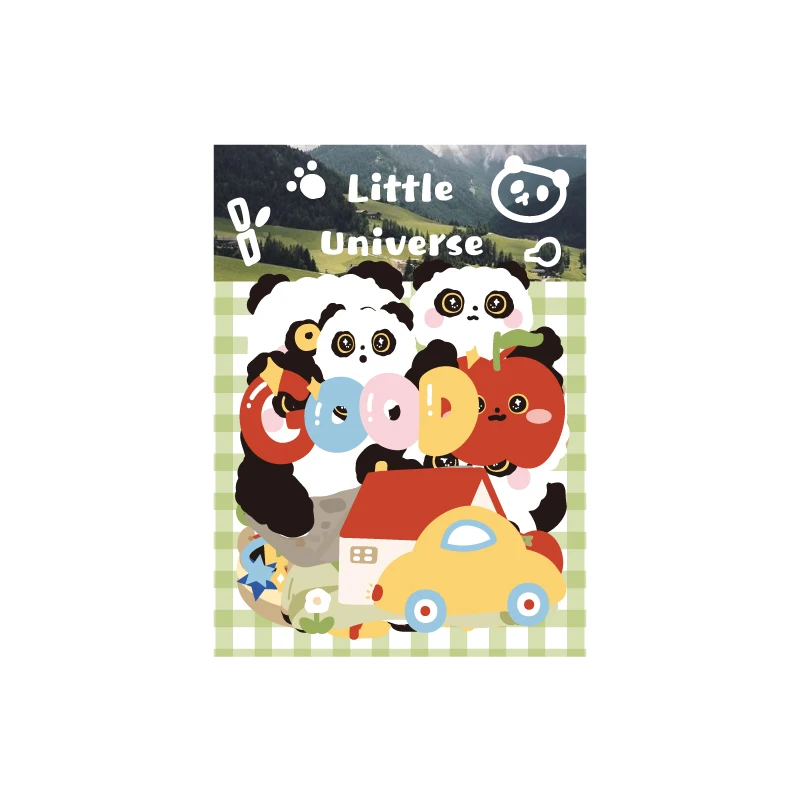 

6packs/LOT microcosm series Creative deceration DIY pvc sticker