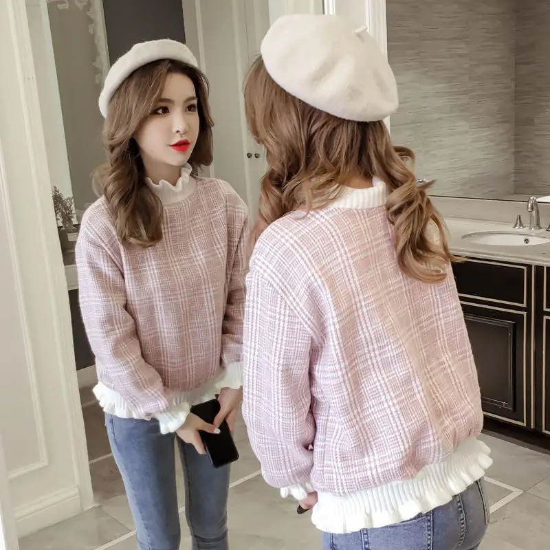 Рисунок 2 - Женский пуловер в клетку