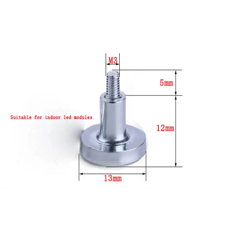 100 шт./лот магнит M3 с внешними зубьями для светодиодного внутреннего модуля