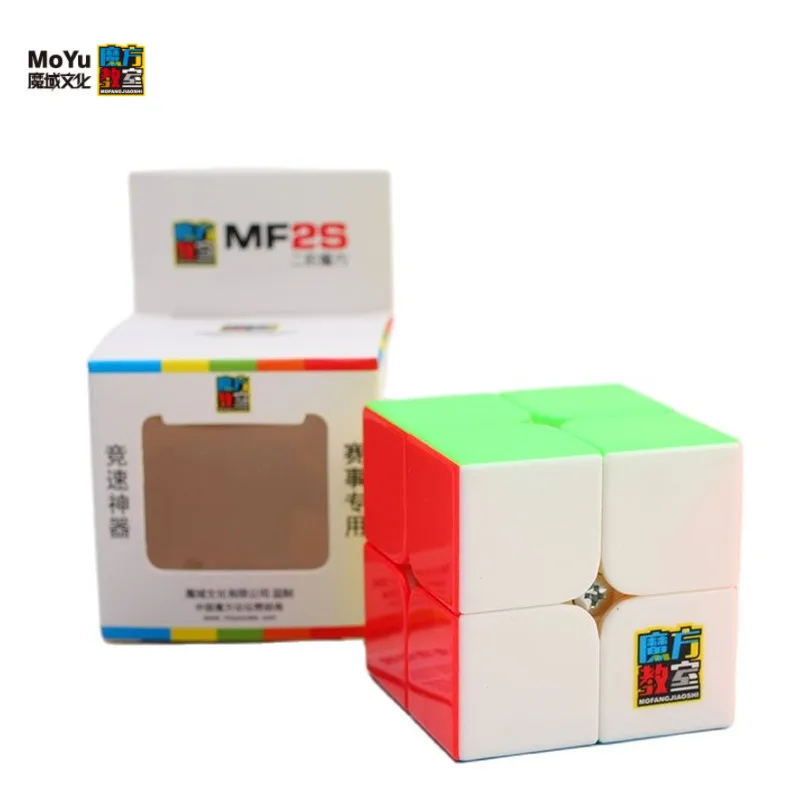 MoYu MF2S MoFangJiaoShi 2x2x2 магический куб без наклеек профессиональный вызов 2x2 скоростной