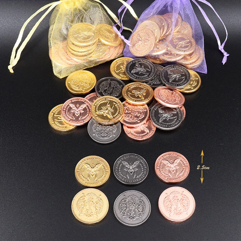 

Anime Douluo Mainland Coins Cosplay Gold Silver Copper Wu hun Coin Model Accessory Art Collection Physical for Fans Friends Gift