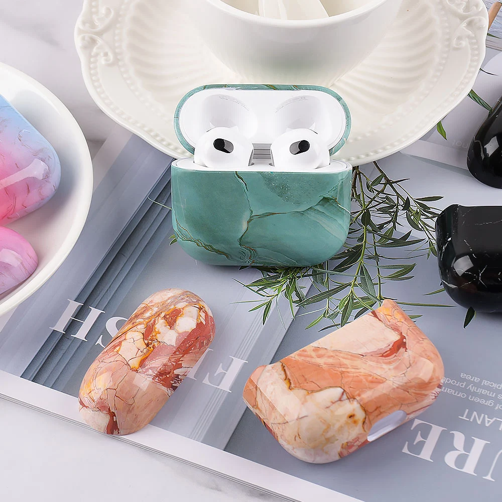 Женский чехол для Airpods 3 2 1 Pro милый наушников Жесткий Чехол из поликарбоната Apple