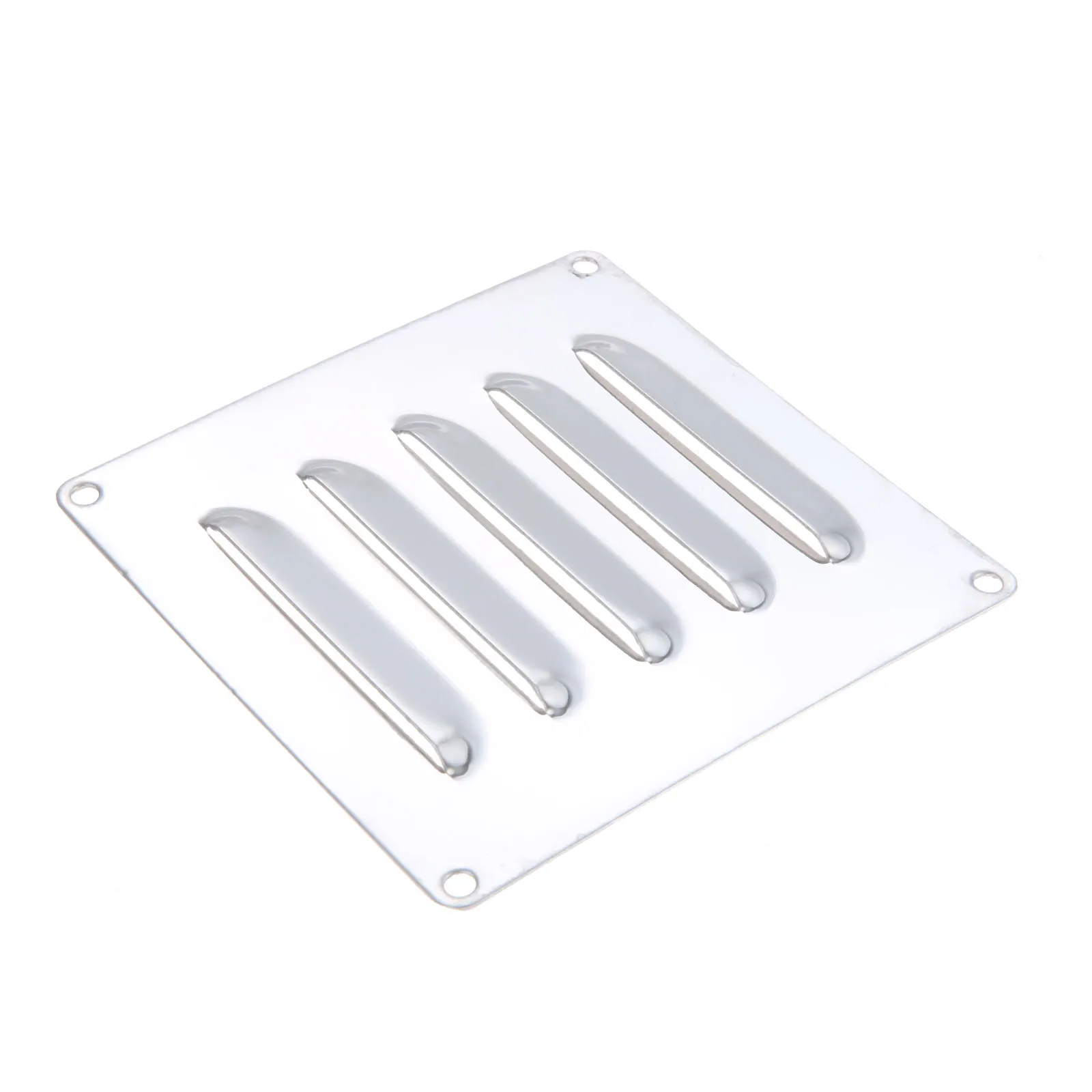 

120mm Marine Air Vent Grille Boat Louvered Vent Cover Wall Ventilation Stainless Steel Vertical Rectangular Louvered Vent Cover