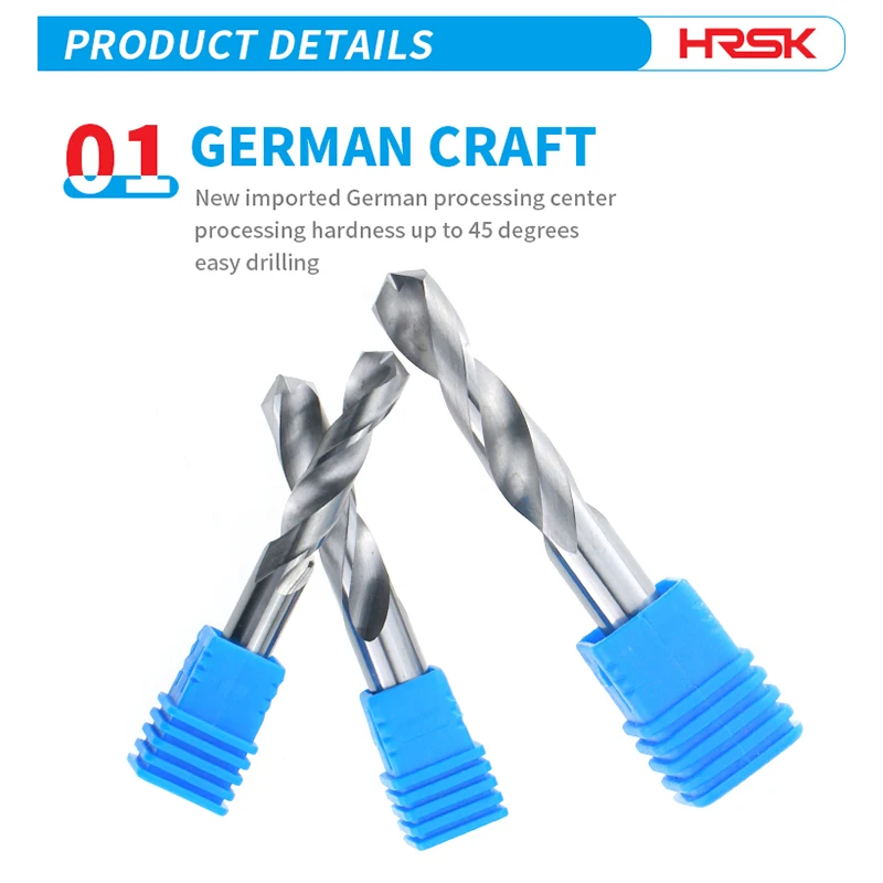 Твердосплавные спиральные сверла для сверления металла с ЧПУ твердосплавное