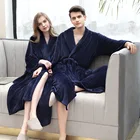 Зимний халат, халат для мужчин и женщин, Мужская Фланелевая модель, Пижама для мужчин, ночная одежда, платье для невесты