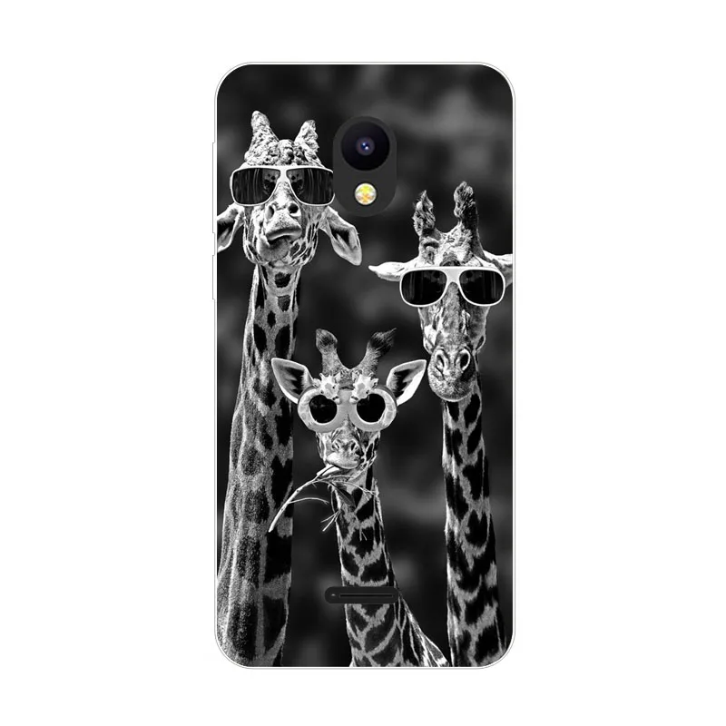 Чехол для Meizu C9 Pro силиконовая Мягкая задняя крышка из ТПУ с изображением зверей