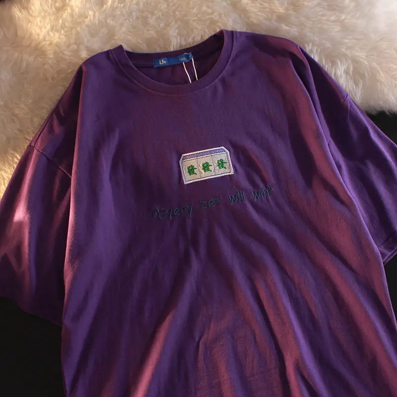 

Cotton short sleeve T-shirt for boys and girls in summer