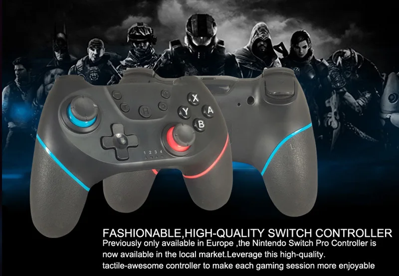Стиль производители прямые продажи nintendo Switch Bluetooth Беспроводная игровая ручка аксессуары с валом соматосенсорные Suppo