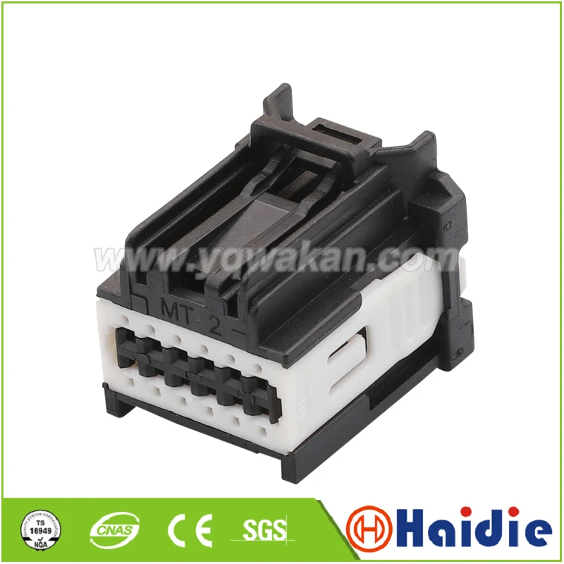

2sets 12pin auto plastic white plug 347290120 electric cable wire audio connector 34729-0120
