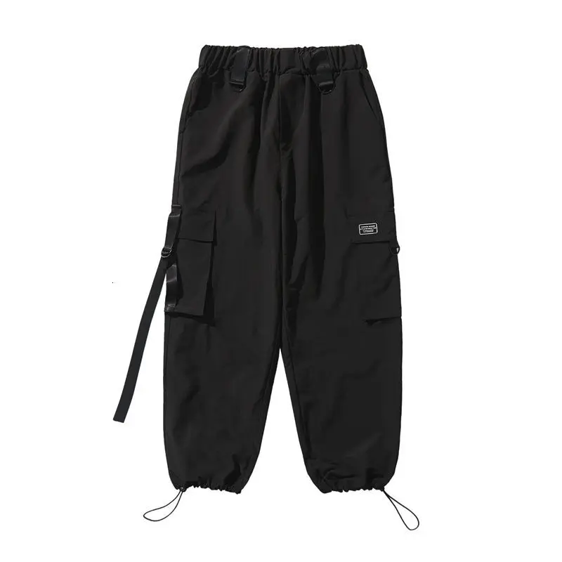 Мужские брюки-карго Privathinker с высокой талией в стиле хип-хоп уличные мужские брюки