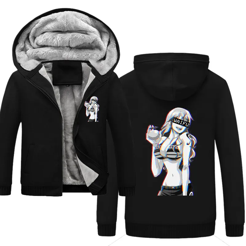 

Nami Waifu Женская толстовка уличная Аниме Охотник х Охотник толстовки пуловер с круглым вырезом Зима 2020 мужская одежда
