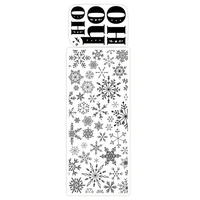 slimline x mas snowflake hohoho clear stamp diy scrapbooking card photo album making crafts embossing stencil new stamps 2021