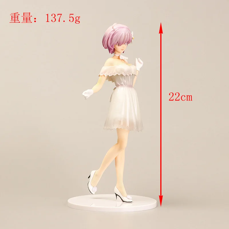 

Fate/Grand Order Shield Servant Formal wear Cute model birthday present White dress Action Figure Toys