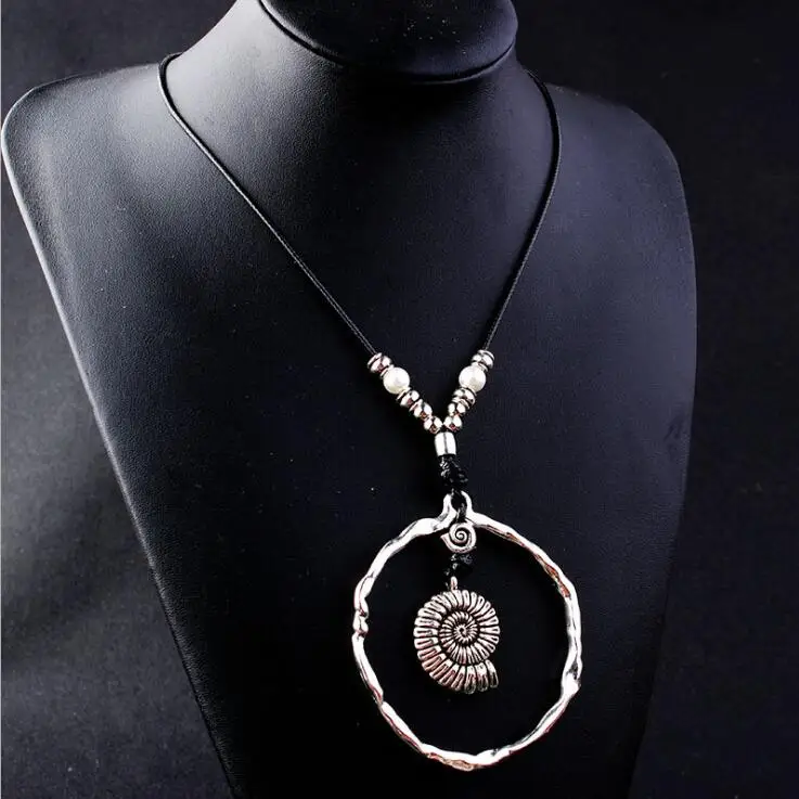 Женская Длинная цепочка ожерелье из бисера винтажное ручной работы аксессуары