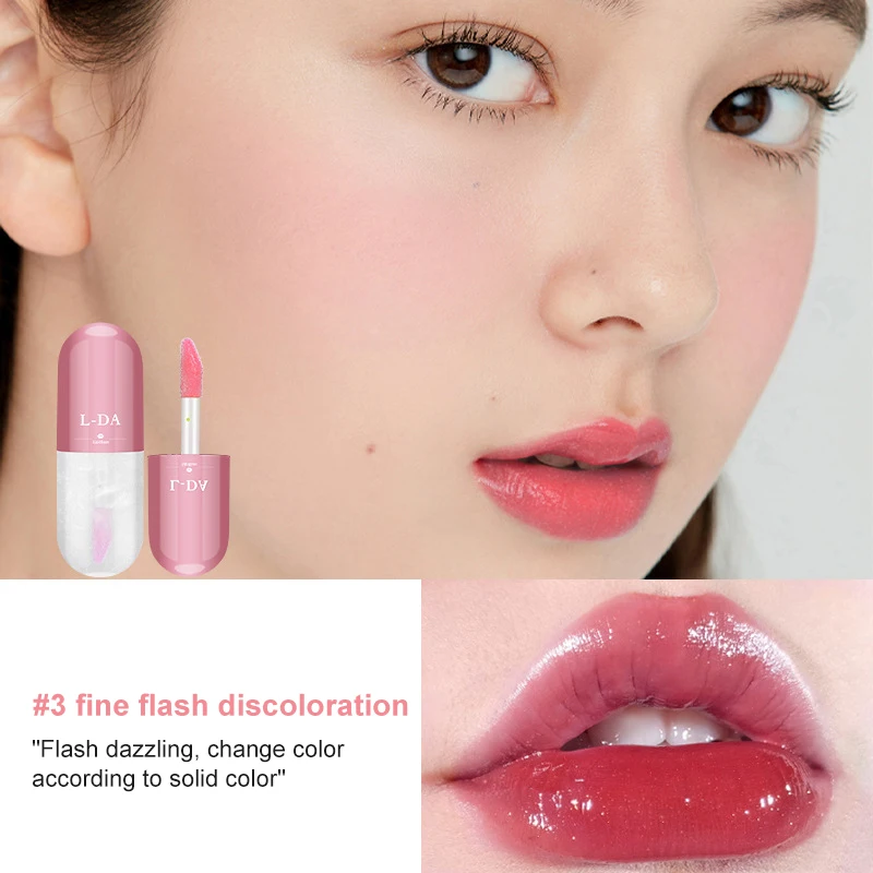 

L-DA Light Mini Capsule Matte Liquid Lipstick Waterproof Long Lasting Lip Plumper Makeup Lipstick Velvet Gloss Lip Gloss Makeup