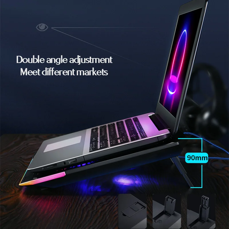 Llano турбо кулер для ноутбука Подставка охлаждающая рамка регулировка угла