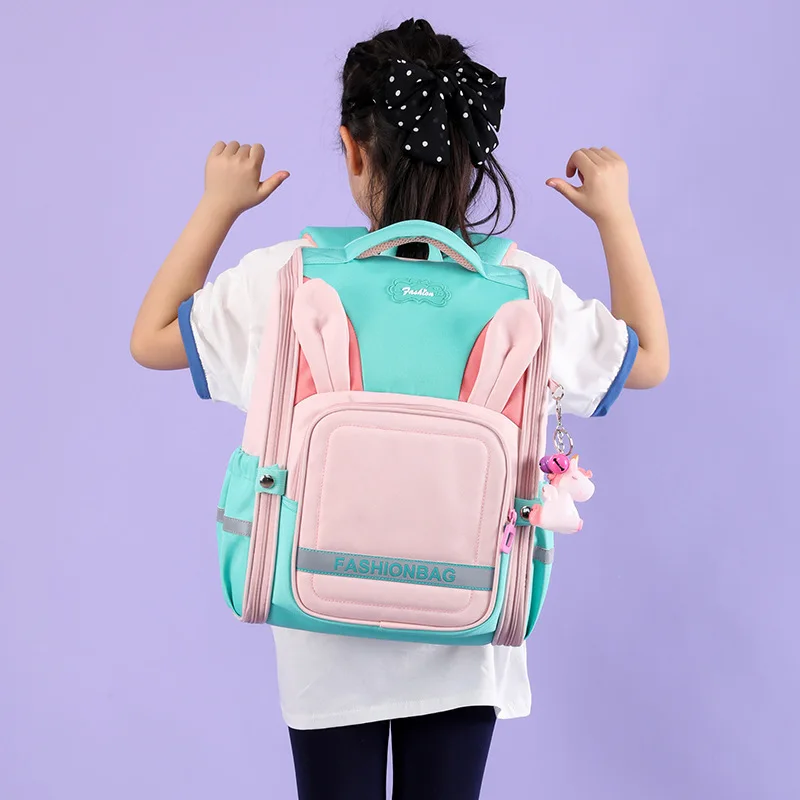 

2021 Children School Bag for Girls Boys Orthopedic Backpack Schoolbag kids Primary school Backpack Kids Satchel Mochila Infantil
