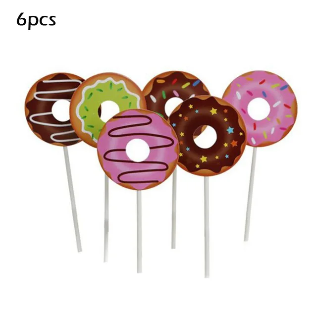 Мультфильм Футбол пончики животное автомобиль игра кекс топперы выбрать детей