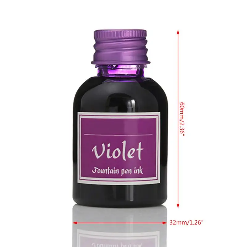 10Pcs 30ml Colorful Fountain Pen Ink Refilling Inks Stationery School Supplies | Канцтовары для офиса и дома