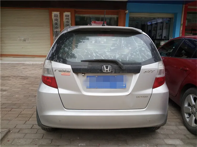 For HONDA FIT Spoiler 2008-2013 jazz spoiler High Quality ABS Material Car Rear Wing Primer Color | Автомобили и мотоциклы