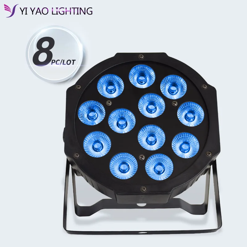 Сценический светодиодный светильник Par DMX 12x12 Вт сценический RGBW диджейский с