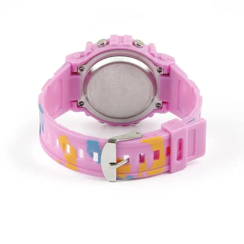 Новые детские часы темно-синего цвета для детей камуфляжная расцветка