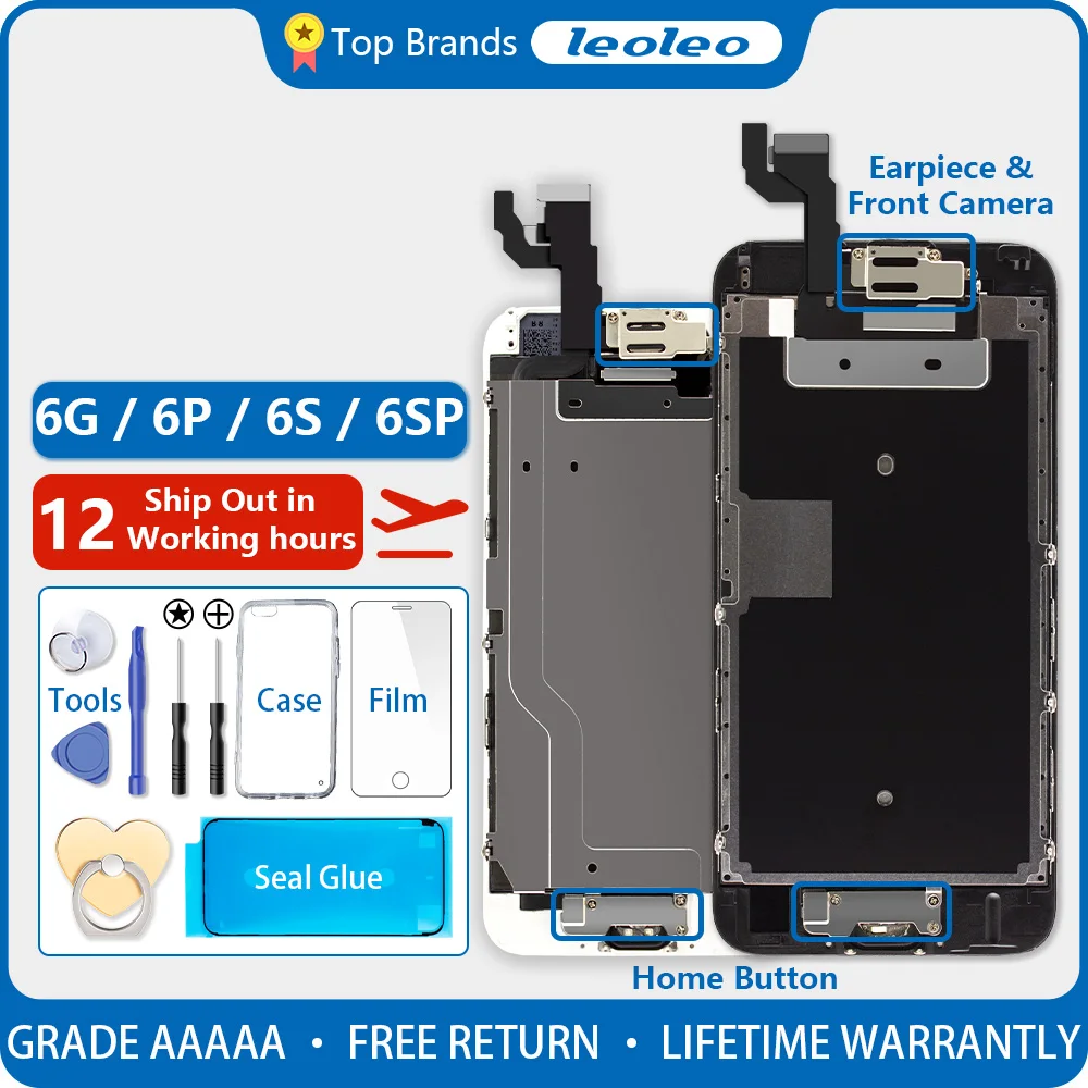 Полная сборка ЖК дисплея для iPhone 6 экран 6/6s/7 Plus полный комплект экрана 6s и