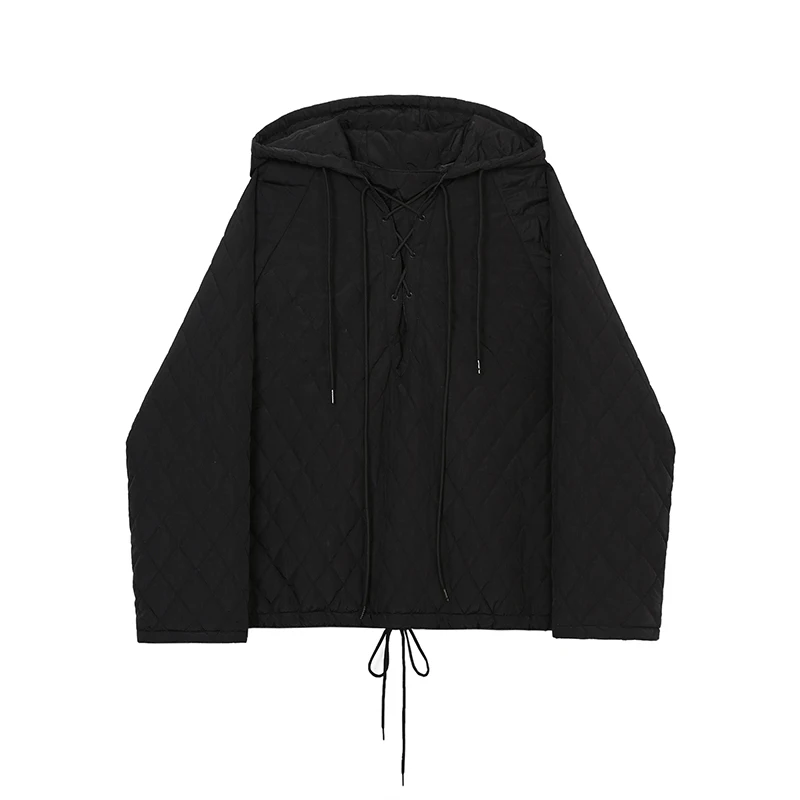 

Male Japan Streetwear Hip Hop Vintage Hoodie Coat Men Winter Thicken Cotton Padded Pullover Hooded Sweatshirt Jacket