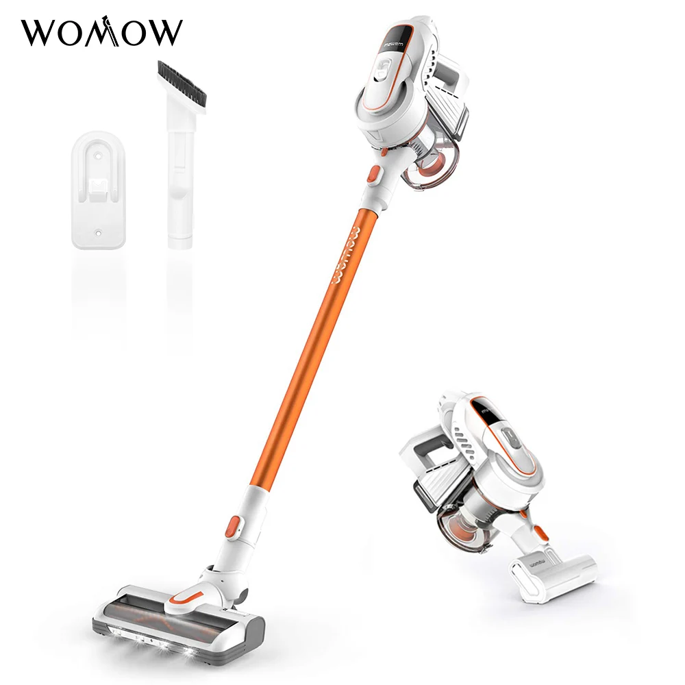 Беспроводной пылесос Womow W9 300 Вт цифровой двигатель 16000 па Мощное всасывание