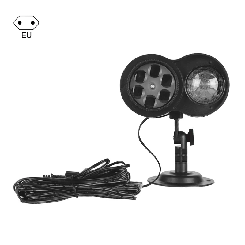 

Double Tube Water Wave Pattern Lights Christmas Projection Lamp LED Projector
