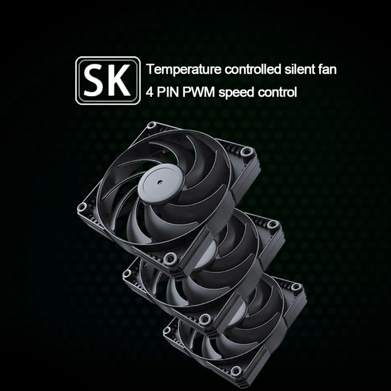 

Вентилятор охлаждения корпуса D7YC Phanteks, 3000 об/мин, 12 В, 0,5 А